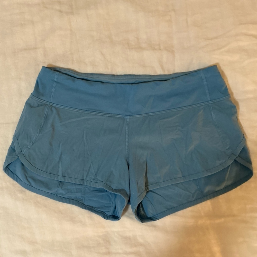 Lululemon light blue speed up shorts- 2.5”